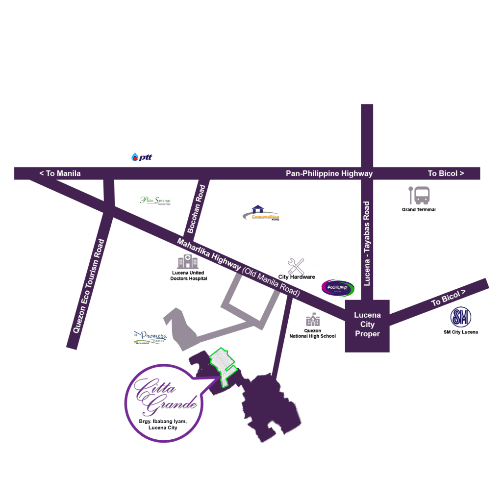 Citta Grande Vicinity Map