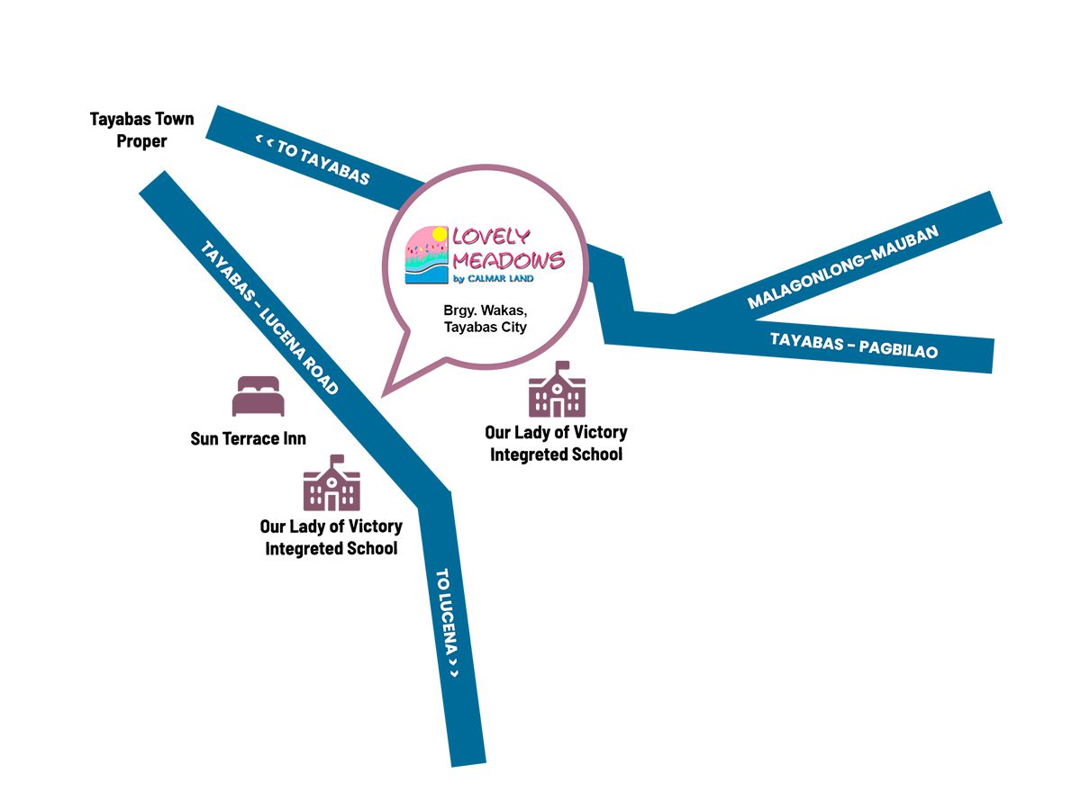 Lovely Meadows Vicinity Map