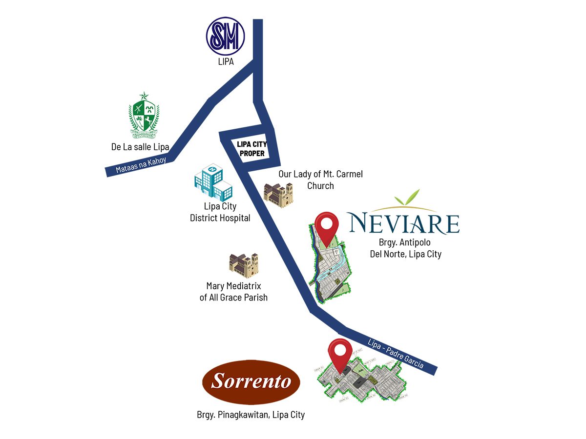 Neviare Vicinity Map