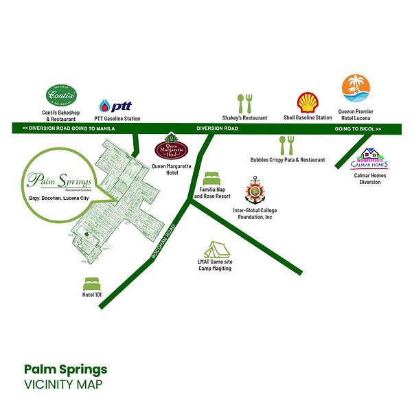 Palm Springs Vicinity Map
