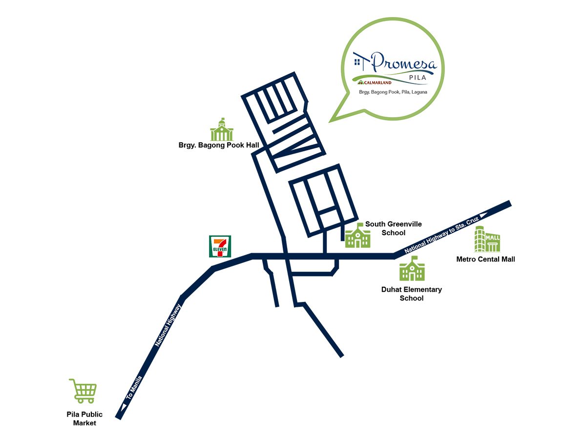 Promesa Pila Vicinity Map