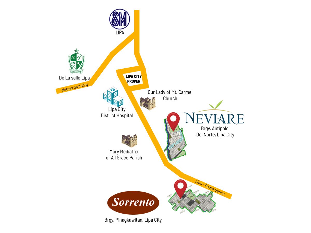 Sorrento Vicinity Map