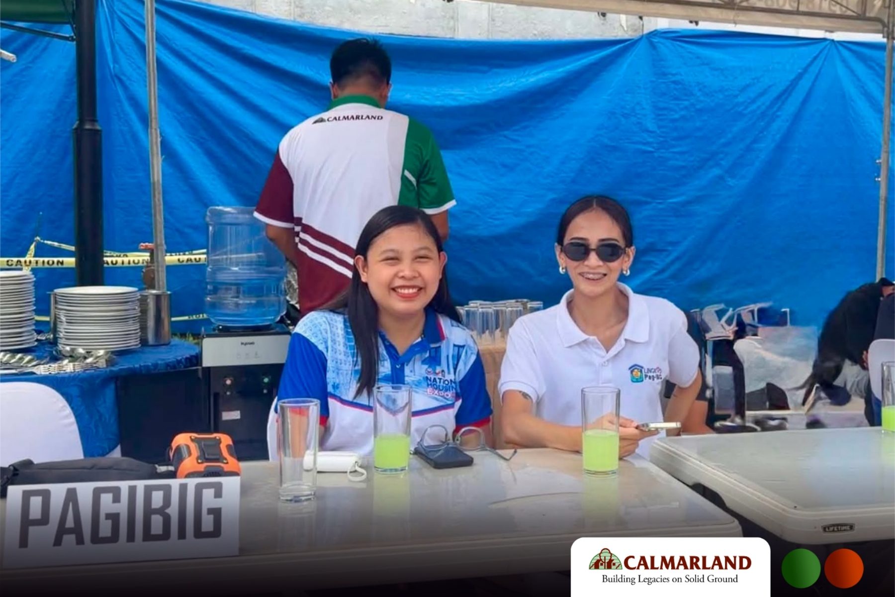 Calmar Land team welcoming new residents