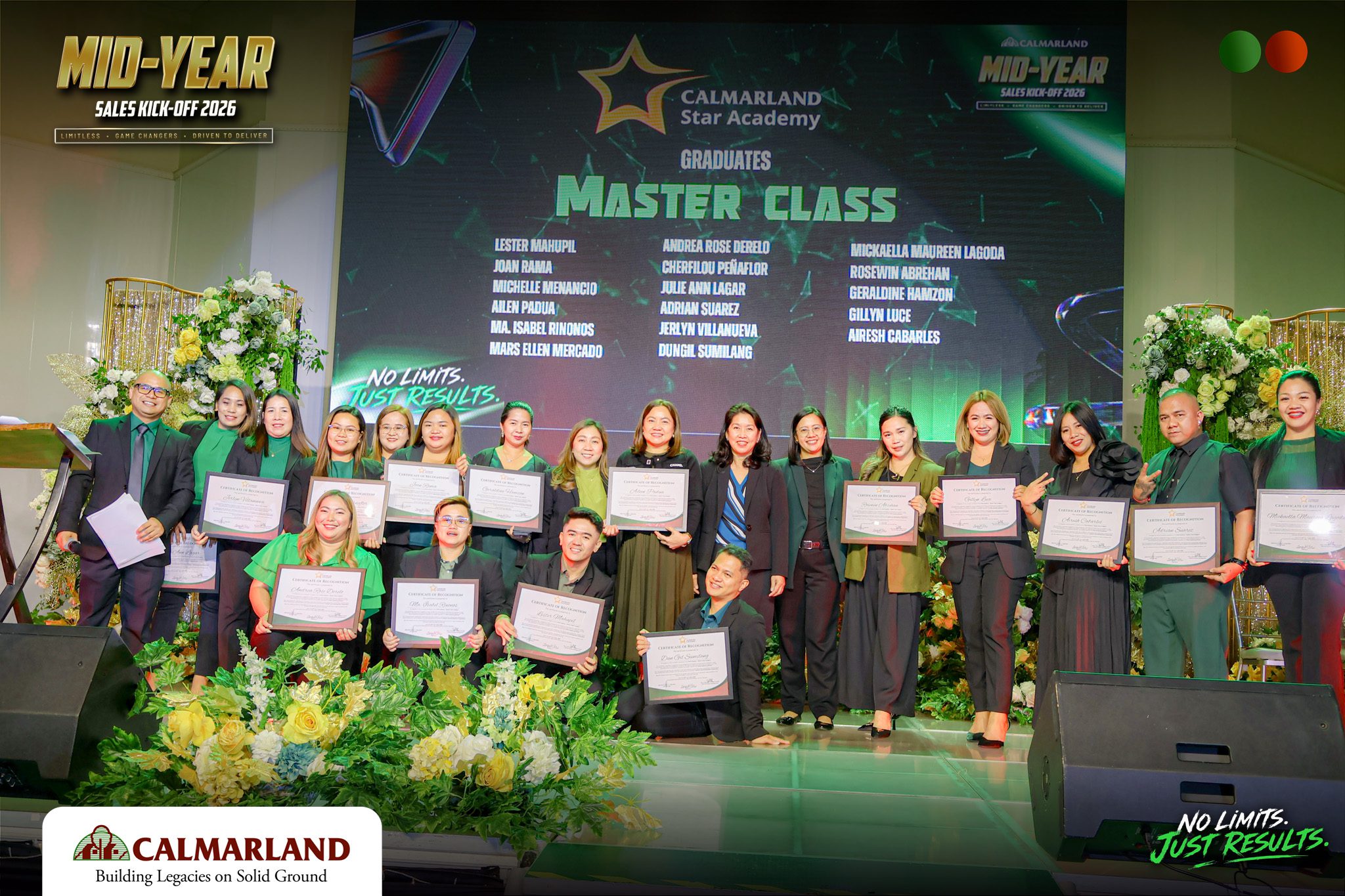 Star Master Class Graduates