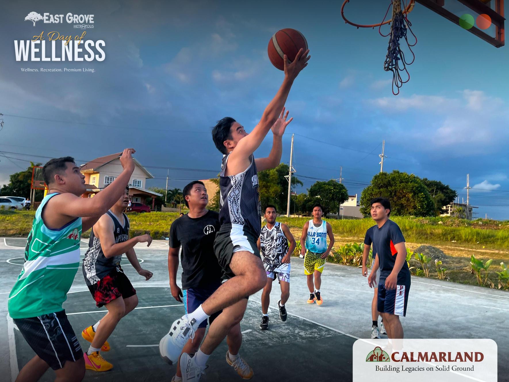 Calmar Land Basketball Team at the East Grove community event (8)