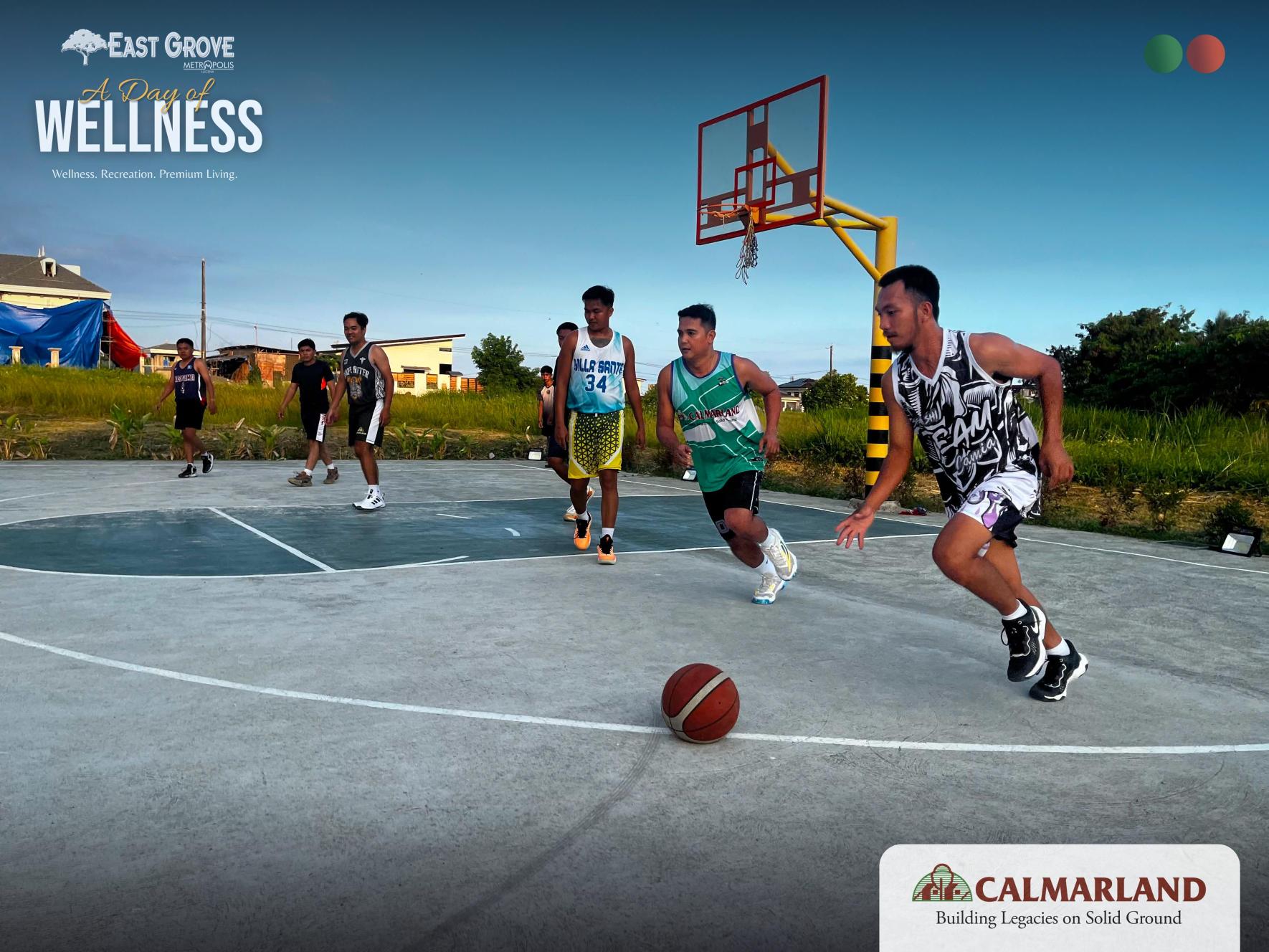 Calmar Land Basketball Team at the East Grove community event (5)