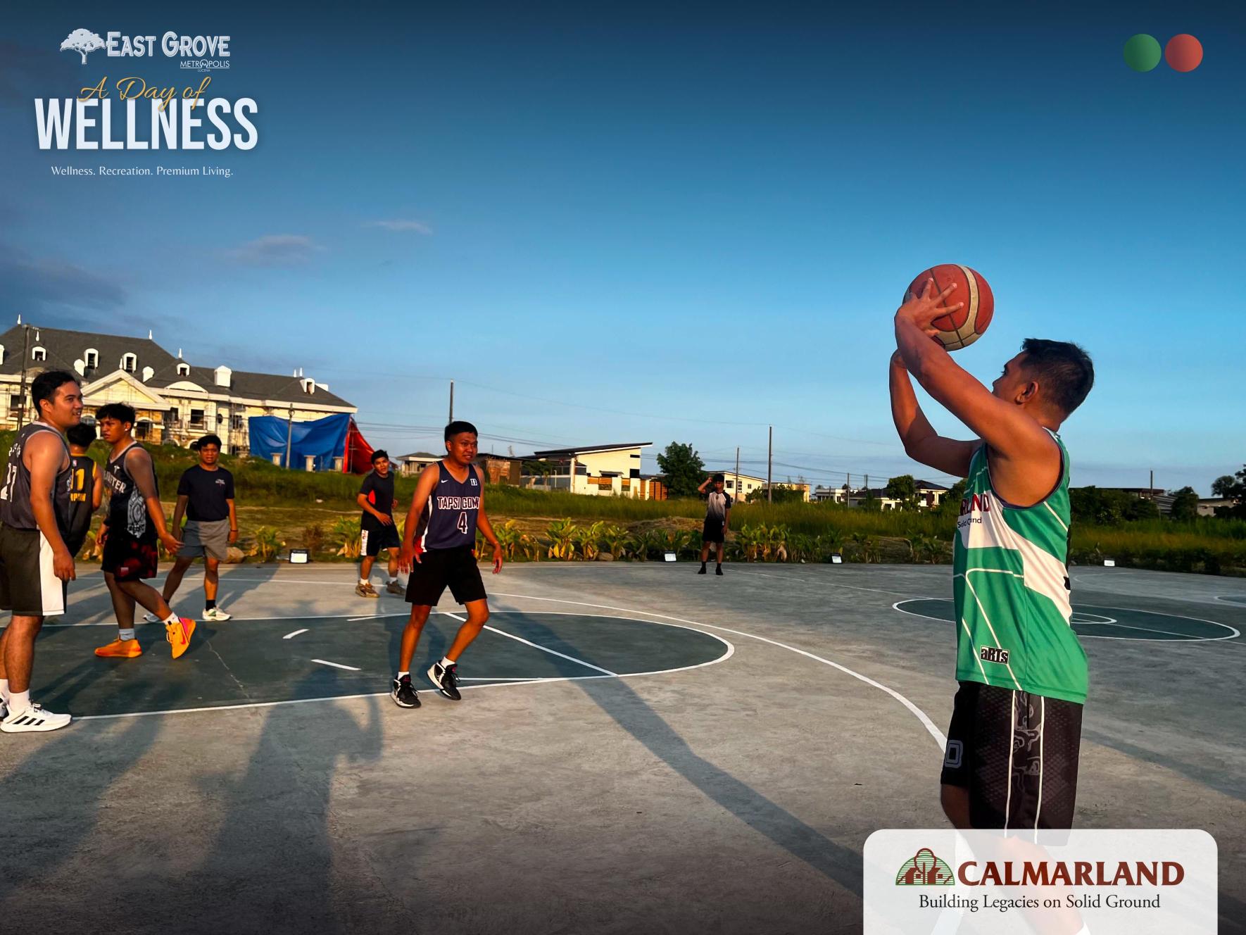 Calmar Land Basketball Team at the East Grove community event (6)