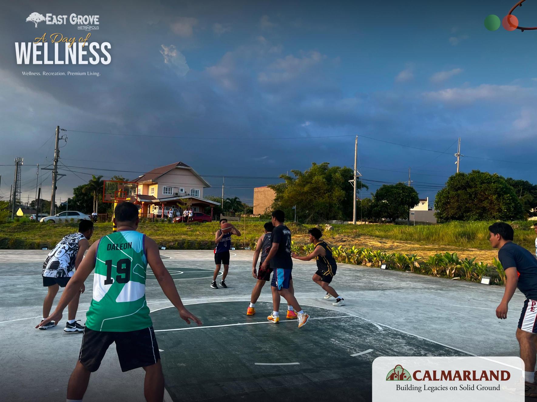 Calmar Land Basketball Team at the East Grove community event (7)